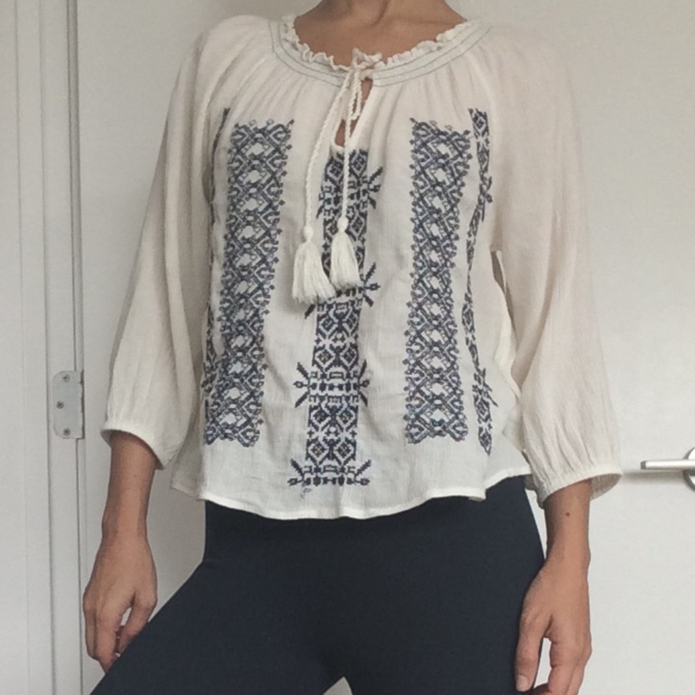 Melrose and market blouse